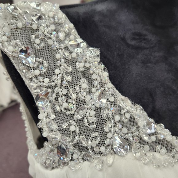 Mary's 3Y370 Size 6 Ivory Bridal Gown/Wedding Dress - Picture 6 of 9